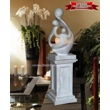 Family Reunion Faux Marble Freestanding Fountain