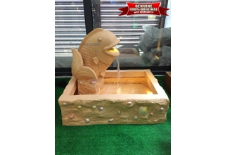 Cascadia Fish Pond Corner Freestanding Water Fountain
