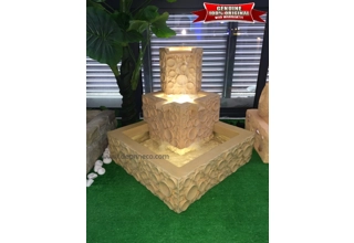 Cascadia 3-Tier Falls Corner Freestanding Water Fountain
