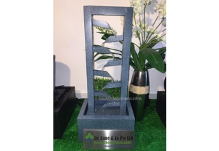 Waterdrop Tier Galvanized Metal Freestanding Fountain