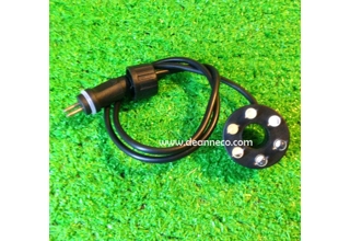 6 White LED Ring Light