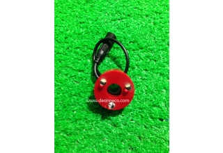 3 Warm White LED Ring Light - Red Finishes