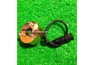 3 Warm White LED Ring Light - Gold Polished Finishes