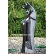 Embracing Couple Modern Sculpture Freestanding Fountain