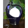 Melting Orietta Illuminate Sphere Tabletop Water Feature - Black