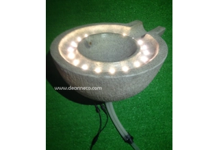 Complete Sphere Bowl with Built-in Warm White LED Lighting