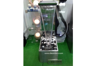 Victoria Falls Cascade Stainless Steel Freestanding Fountain