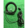 12cm White LED Round Base for Rotating Ball - 3m Cable
