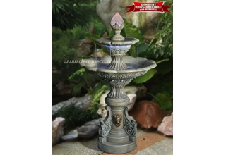 Bianco Birdbath Tiered Freestanding Water Fountain