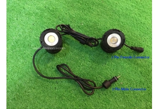 2 x Warm White Extendable LED Spotlight