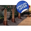 Walnut Cascade Freestanding Water Fountain