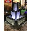 Cascadia 3-Tier Falls Corner Faux Granite Freestanding Fountain