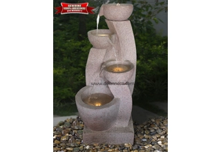 Carolina 3-Tier Cascade Freestanding Water Fountain