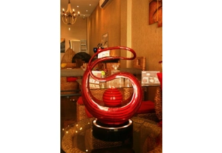 Alexandria Flames Tabletop Water Feature