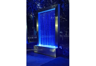 Rain Curtain Freestanding Water Feature