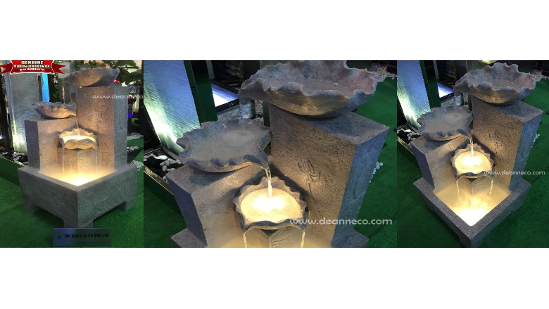 Tier Type Cascading Freestanding Fountain