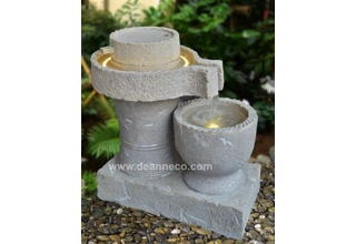 Rotating Grind Freestanding Water Fountain