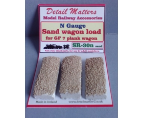 SAND wagon load for Graham Farish or Peco 7 plank open wagon