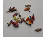 N scale basic painted figures. Assortment of 20