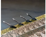 OO Trackside point levers pack of 4 -NON WORKING-