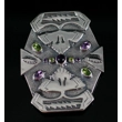 Double 3D Diamond Pendant