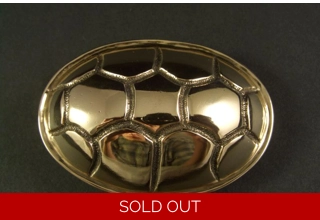 Terrapin Shell Belt Buckle - Bronze