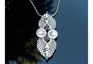 Double Radiant Wing Pendant