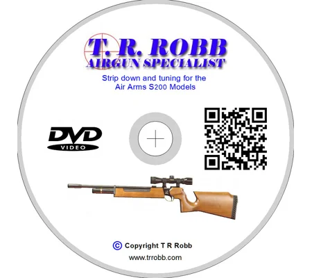 Air Arms S200 Air Gun Airgun Tuning, Servicing, Repair DVD by T.R.Robb GENUINE!