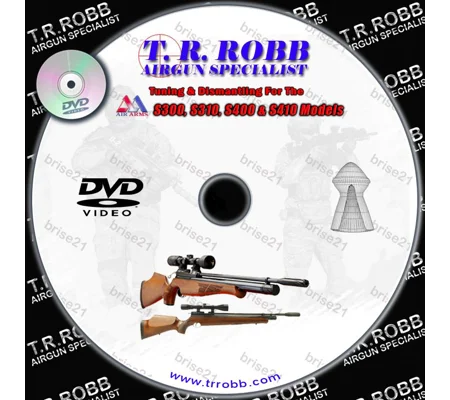 Air Arms S300/S310/S400/S410 Models Airgun tuning DVD by T.R.Robb & Others