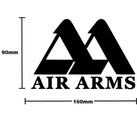 Gun Related Vinyl Stickers/Decals x 2
