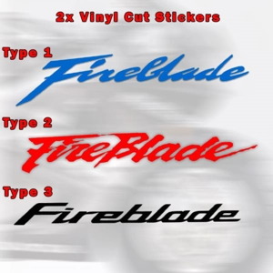 Honda Fireblade Stickers Various Types, Colour & Sizes