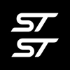 ST Stickers/Decal for Fiesta, Focus,etc In Brushed Chrome Vinyl 100mm x 40mm x 2