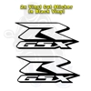 Suzuki GSXR Stickers In Red Vinyl 130mm x 2