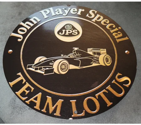 Lotus JPS Tin sign