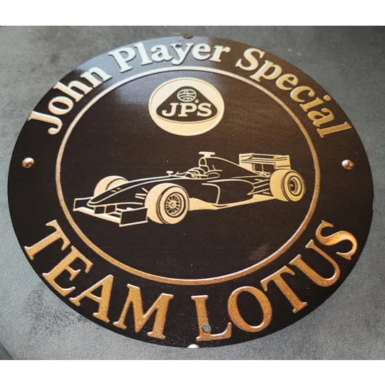 Lotus JPS Tin sign