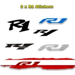Yamaha R1 Stickers in various Colours & Sizes x 2