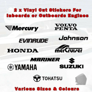 Boat, Yacht, Motorboat, Speedboat, cruiser outboard & Inboard engine Stickers decals