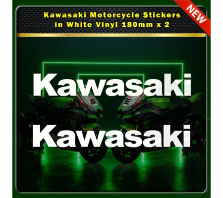 Kawasaki Motorcycle Bike Stickers