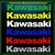 Kawasaki Motorcycle Bike Stickers In Vinyl Vario..
