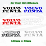 VOLVO PENTA Stickers x 2, in Various Colours Vinyl 110 or 190mm