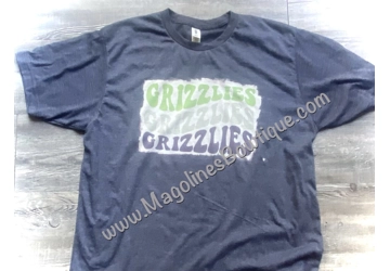 Bleached Grizzly retro tee