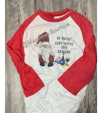 Gnome drinking raglan