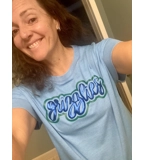 Metallic puff grizzlies relaxed tee