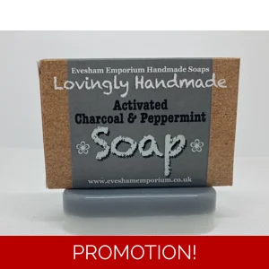 Activated Charcoal & Peppermint Soap