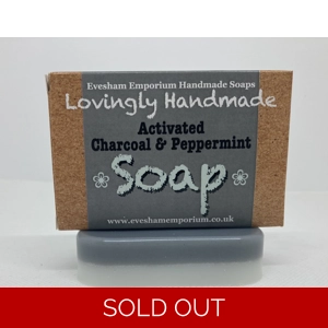 Activated Charcoal & Peppermint Soap