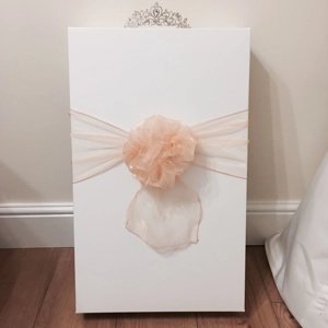 Organza Ruche Large Wedding Dress Storage Box