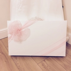 Organza Bow Large Wedding Dress Preservation Storage Box
