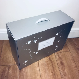 Pearls & Butterflies Wedding Dress Travel Box