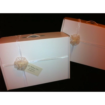 Ivory Rose Wedding Dress Flight Box Hand Luggage