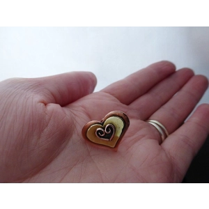 Heart Pin Brooch